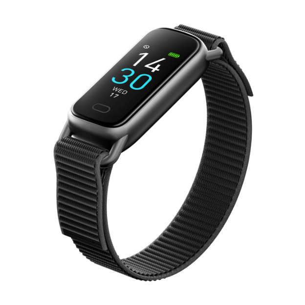 Montre connectée Fittek GTL1 - Noire - Suivi de la santé 24 h/24, 7 j/7 - Autonomie de 7 jours