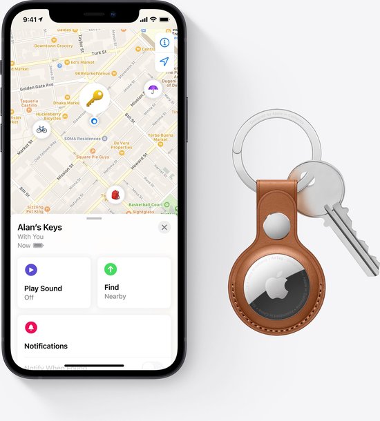 Apple AirTag - 1re génération (2021) - lot de 4
