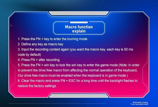 Clavier mécanique de jeu K2 RGB - Convient à Windows/Mac - interrupteur bleu