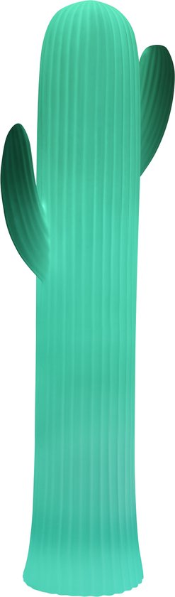 Lampe de jardin LED solaire XXL Smartwares – 110 cm - RGB - Éclairage décoratif d'extérieur « Cactus » - Lampe de fête - Far West - Avec télécommande et capteur - Lampe d'extérieur – Changement de couleur – Commande tactile – Allumage automatique – 6 à 8