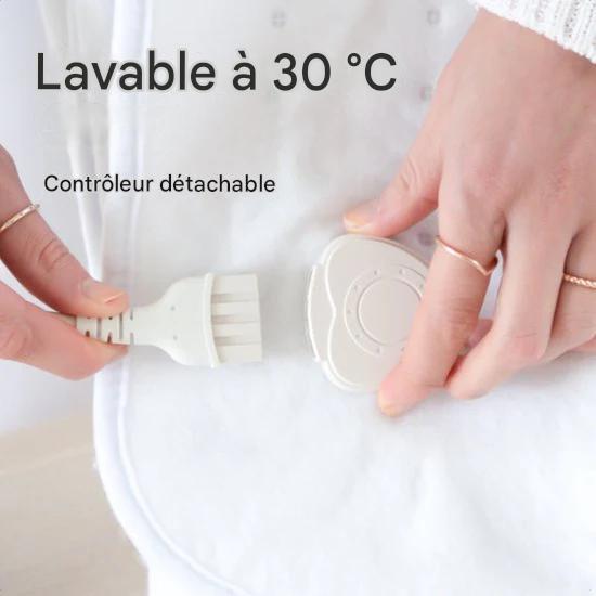 Couverture électrique Auronic XL - 190x160cm - 2 personnes - Couverture chauffante - 2 zones de chaleur - Blanc