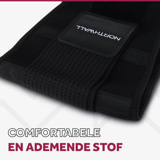Orthèse lombaire Northwall - Correcteur de dos contre les douleurs lombaires - Soutien du dos - Noir - Taille S