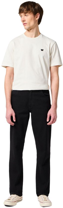 Jeans Wrangler STRAIGHT BLACK RINSE pour homme, taille 33 x 30