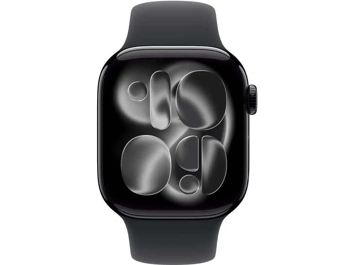 Apple Watch Series 11 GPS - 42 mm - Aluminium noir de jais - S/M