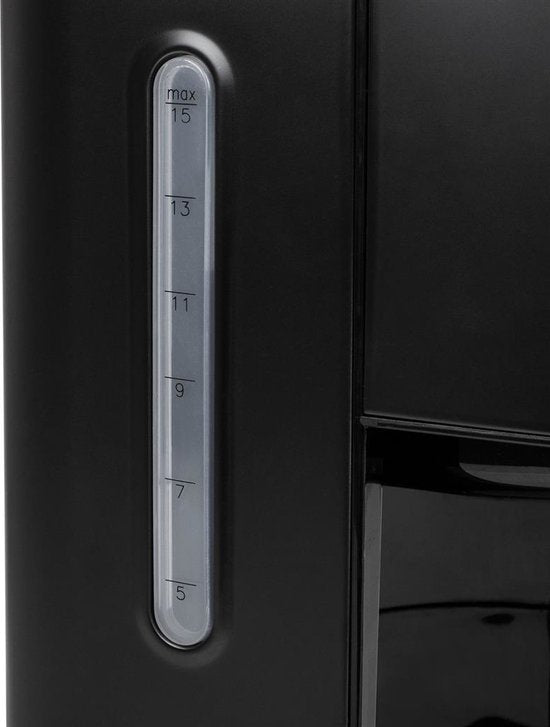 Princess 246060 Cafetière - 1.5L - 10-15 tasses - Cafetière à filtre - Noir