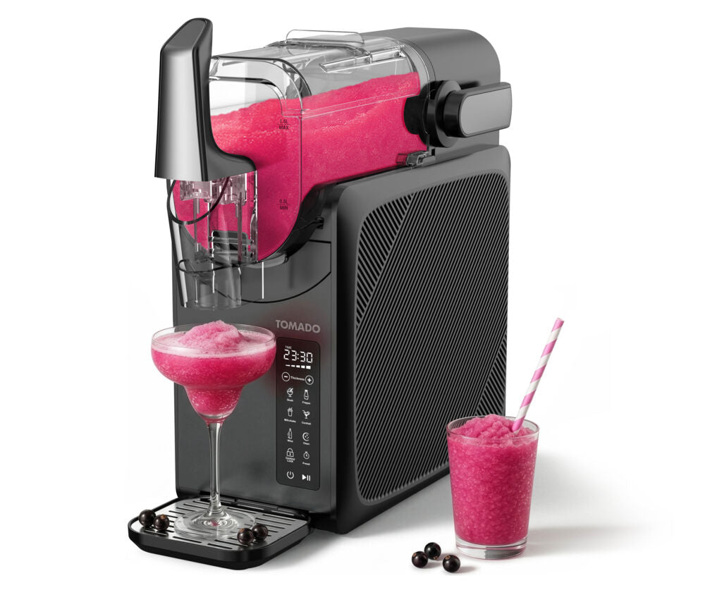 Machine à granités Tomado 2 litres - 5 programmes automatiques - Pas besoin de glace - Granités prêts en 30 à 60 minutes - Commande tactile