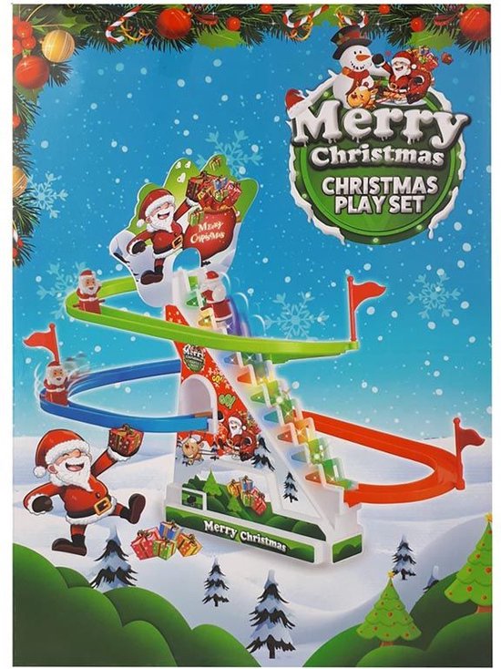 Arbre de Noël à grimper - Avec lumière et musique - Play set