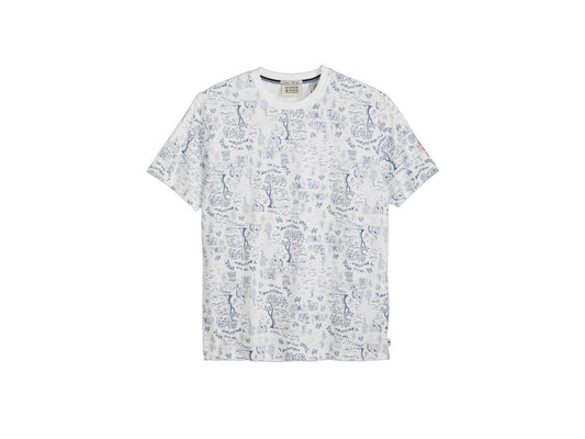 T-shirt à motif Scotch & Soda - Blanc - taille L