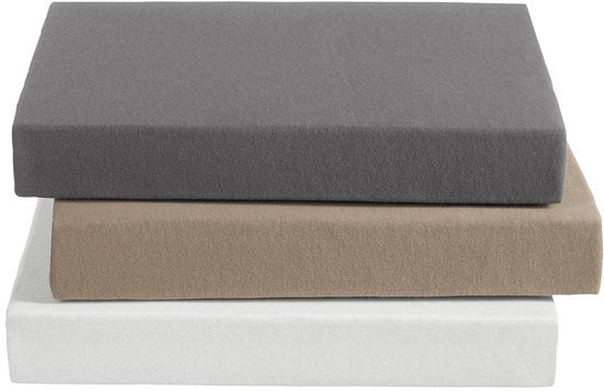 Ambiante - Jersey - Drap housse Boxspring - 180x200 cm - Blanc