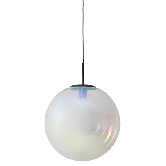 Suspension Medina - Verre - Ø 40 cm - Arc-en-ciel/Noir