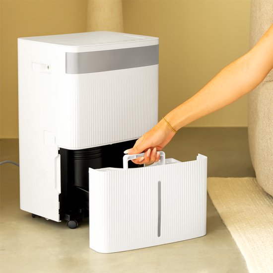 VONROC Déshumidificateur - 40L/jour - Réservoir d'eau de 5,5L - Contrôle Wifi & app -Filtre à ions argent & filtre à charbon