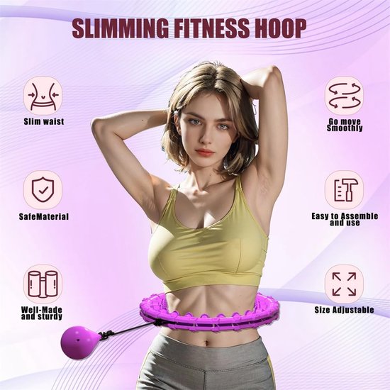 Hula Hoop Fitness - Hula Hoop avec poids - Hula Hoop Fitness - Hula Hoop Sport - Hula Hoop