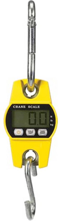 Balance Perel Crane, numérique, 300 g à 300 kg, arrêt automatique, fonction de maintien des données, fonction de tare, écran LCD