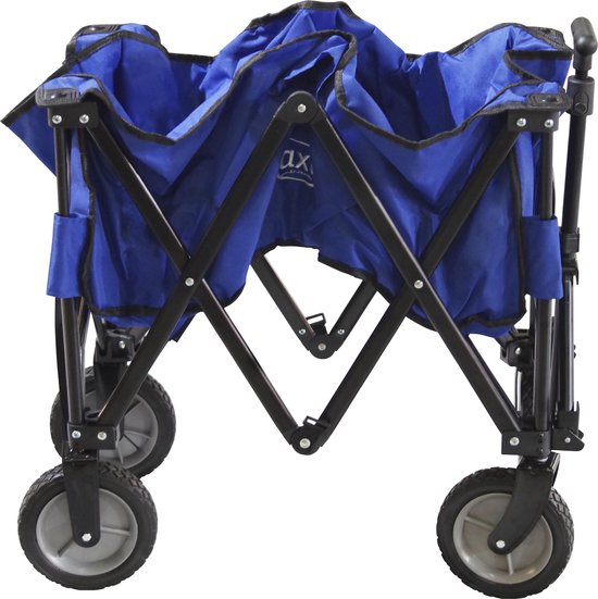 AXI AB110 Chariot pliable en bleu - Chariot - Sac de transport pratique inclus - Métal