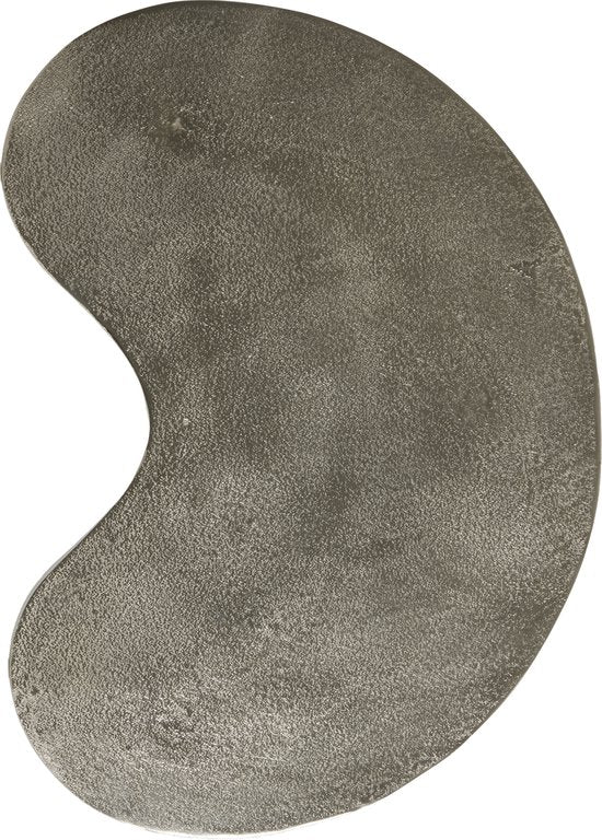 Table d'appoint Linos en bois massif de Light & Living, 67 x 49 cm - Nickel