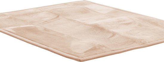 Tapis de jeu velouté / Tapis d'enfant Maila - 200 x 150 cm - Beige
