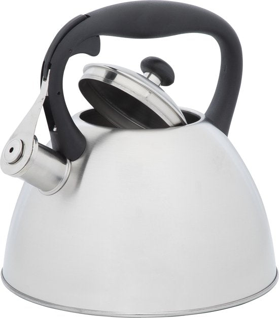 Bouilloire sifflante - Resto - 3L - Acier inoxydable - Induction - Argenté