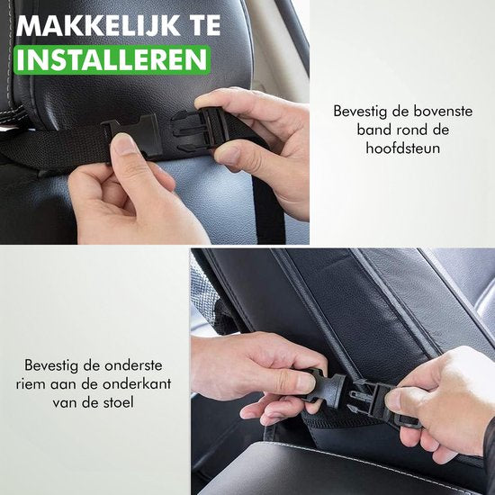 Travelhawk Car organizer - Organisateur de siège auto pour enfants - Avec support pour iPad - Noir