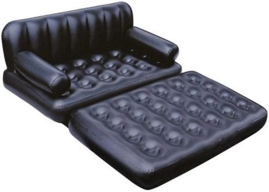 Bestway Canapé gonflable multifonctionnel 5-en-1 - 2 personnes - Capacité : 300 kg - 188 cm x 152 cm x 64 cm