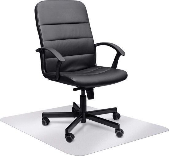 Alpina Tapis de chaise - Protecteur de sol - 90 x 90 CM - Transparent