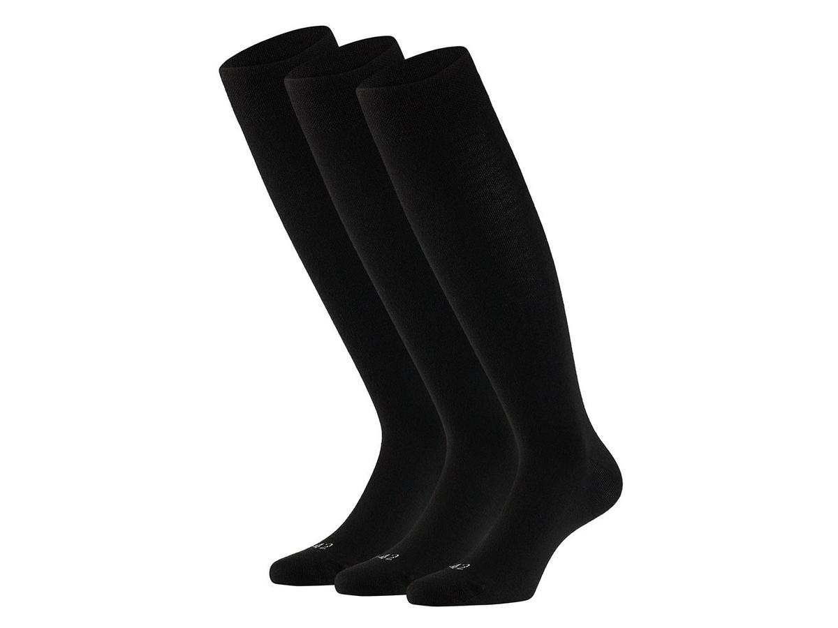 Chaussettes mi-longues en laine mérinos Comfort Essentials - Durables et confortables - pointures 43-46 - mélange foncé