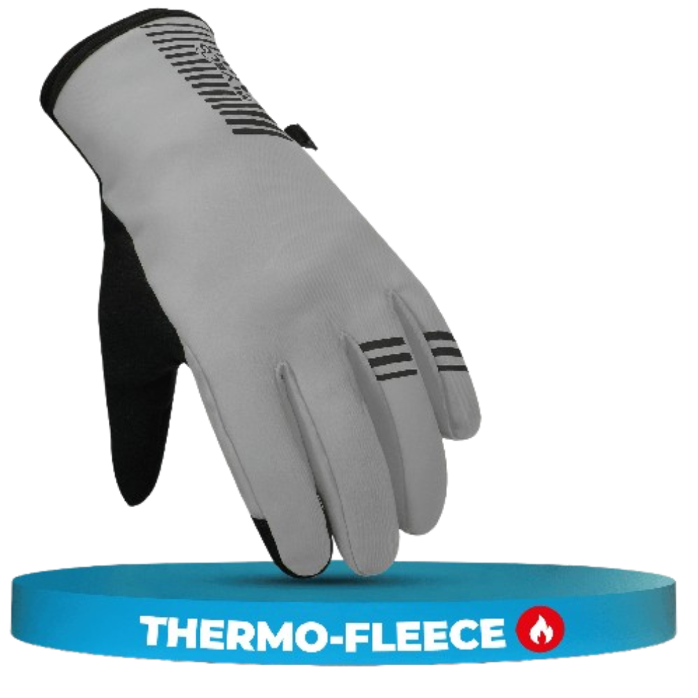Gants d'hiver Mivelo - Entièrement réfléchissants - Taille L - Avec 3M™ Thinsulate™ & Thermo-Fleece