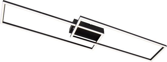 Lucide ARIANNE - Plafonnier (lampe de plafond) - LED - CCT - 1x23 W 2700 K/4000 K - Noir