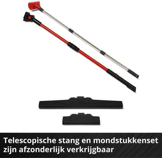 Nettoyeur de vitres sans fil Einhell BRILLIANTO Li Solo - Power X-Change - 18 V/Li-ion - Largeur de travail : 28 cm - Batterie et chargeur non inclus