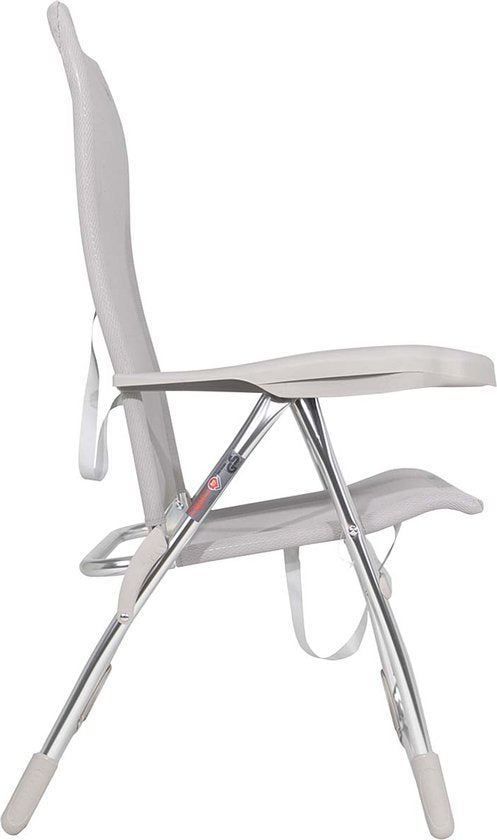 Crespo - Chaise de plage - AL/206 - Gris clair