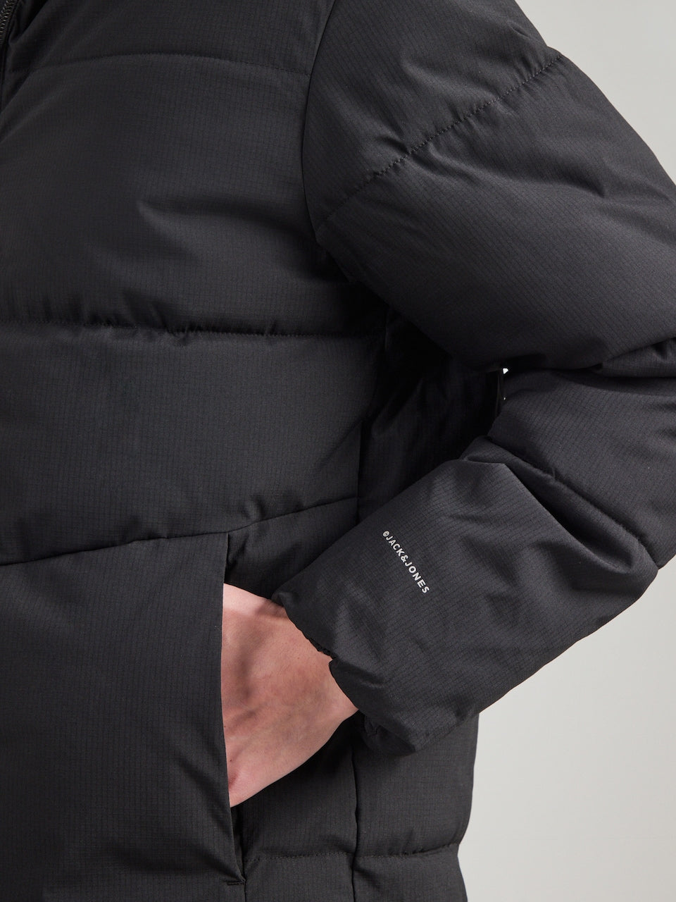 Jack & Jones Brady long down jacket men - noir - taille L