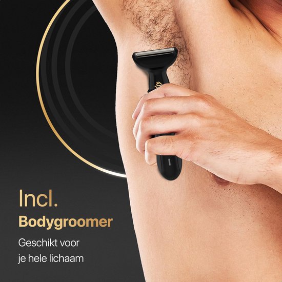 Wellshave 4 in 1 Nose Trimmer Ultimate - Tondeuse à sourcils et à poils d'oreilles tout-en-un - Tondeuse à poils de nez pour hommes - Tondeuse à sourcils