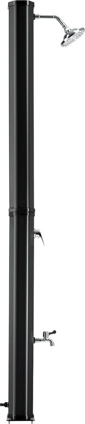 tectake - Douche d'extérieur "Ofanto" 35 l - noir - 404473