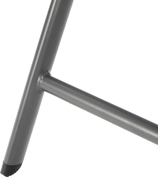 Chaise de camping AXI Mack – Chaise à plusieurs positions – Anthracite et noir – Respirante et résistante aux intempéries – Capacité de charge de 120 kg – Positions réglables et pliable – Chaise pliante confortable – Légère
