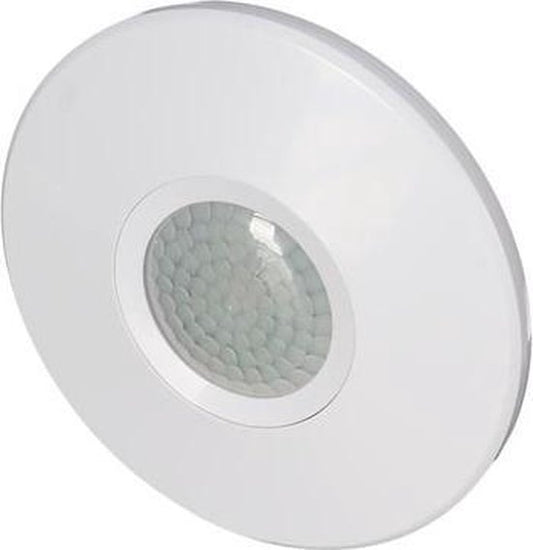 Perel Détecteur de mouvement, PIR, portée de 6 m, angle de détection de 360°, IP20, utilisation intérieure, montage au plafond, blanc