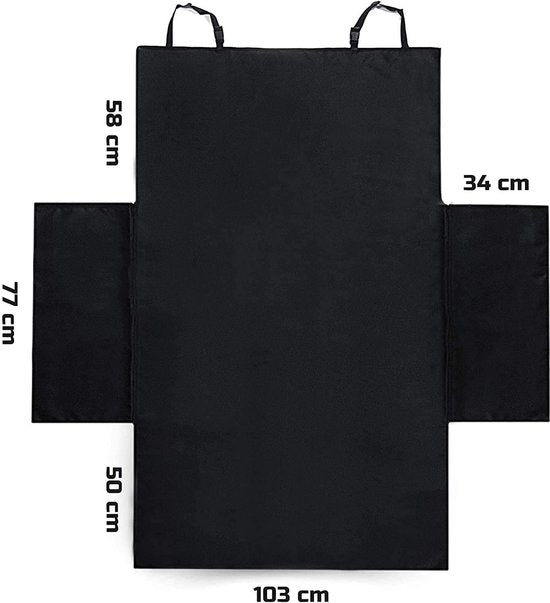 Heroism Protection de coffre pour chien avec protection latérale et pare-chocs - couverture universelle de coffre de voiture pour chien imperméable et résistante aux rayures - couverture de coffre pour chien