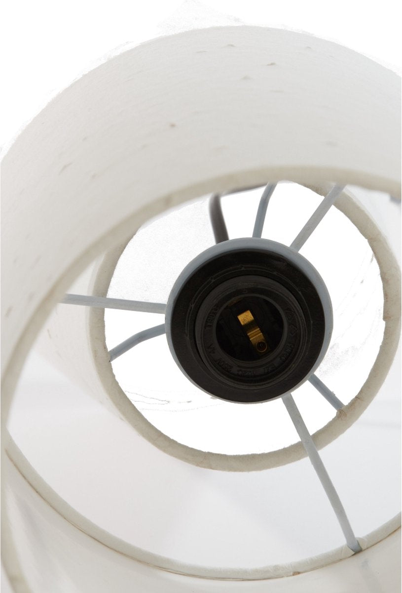 Light & Living Lampe à poser Raeni Ø20 cm - Moderne - Blanc