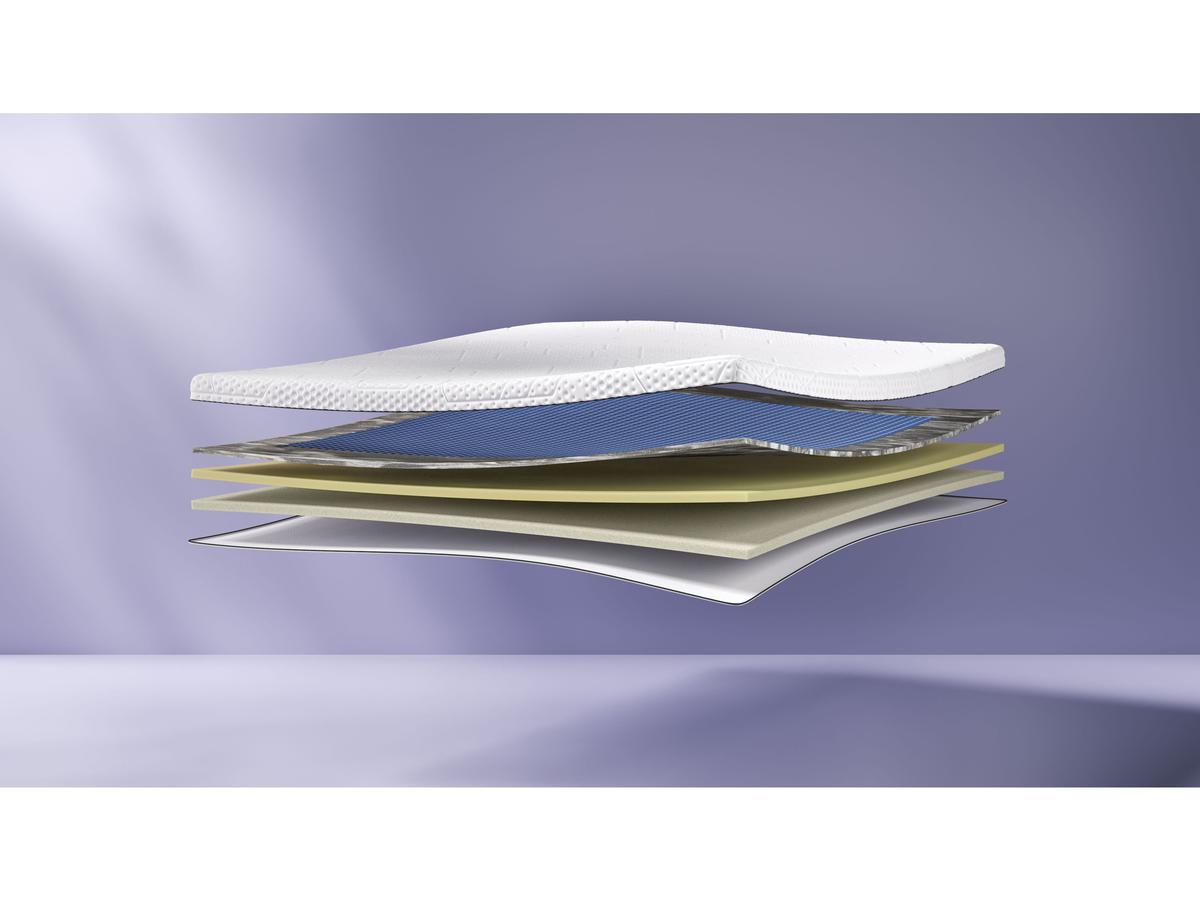 Surmatelas Emma AirGrid - Respirant et confortable - dimensions 200 x 200 cm
