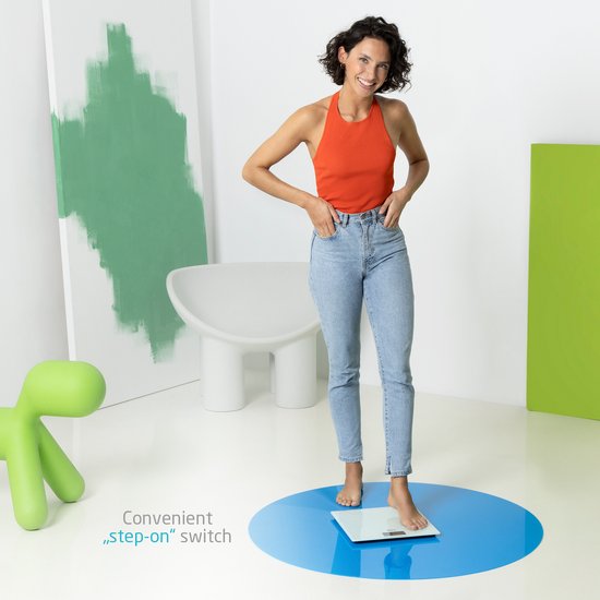 ecomed by Medisana PS-72E V2 Pèse-personne numérique Capacité maximale : 150 kg Blanc
