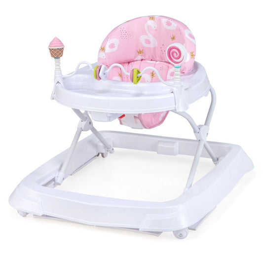 Aide à la marche pour bébés Coast - réglable - coussin d'assise amovible - Rose