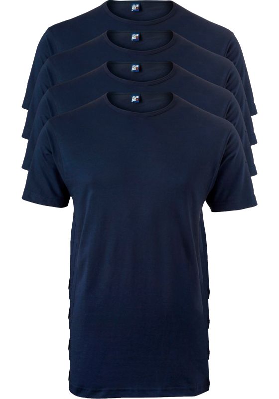 Alan Red Ottawa T-Shirts - Chemise à col en O - Bleu - Taille XXL - (4-Pack)