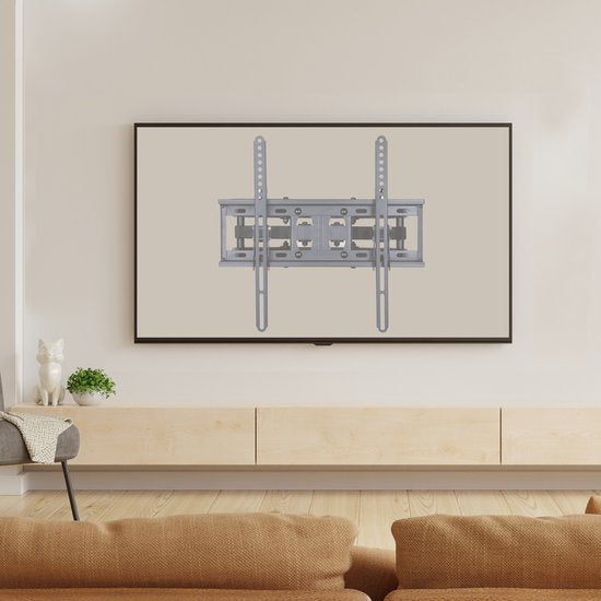 Bayt TV Bracket - Support mural pour TV - Rotatif - Inclinable - 32 pouces à 55 pouces - Jusqu'à 40 kg - Noir