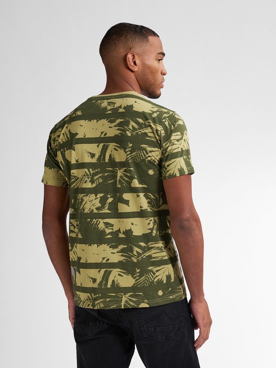 Petrol Industries - T-shirt pour homme à imprimé intégral Harbor - Vert - Taille XXXL