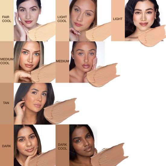 BellaPierre | BB Cream Derma Renew | SPF 20 | 40 ml | Fond de teint anti-âge | Maquillage minéral | Teinte foncée