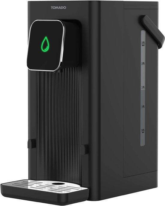 Tomado TWD2502B - Distributeur d'eau chaude - Bouilloire instantanée - Réservoir d'eau amovible - Capacité de 2,5 litres - Filtre à eau inclus