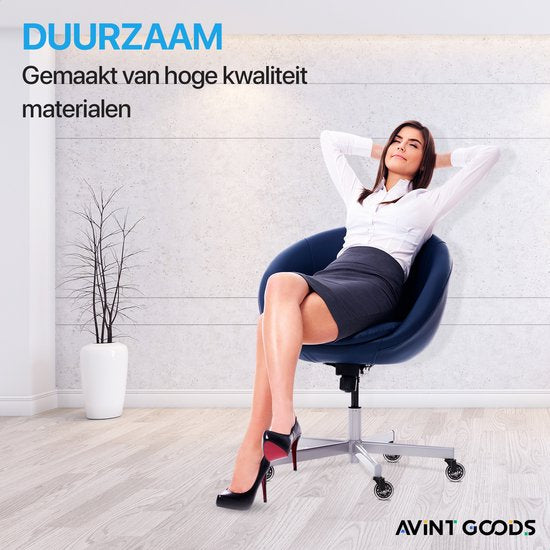 Avint Goods Roulettes de chaise de bureau - Roulettes de chaise de bureau - Roulettes pivotantes - 10mm - Lot de 5 - Travailler à domicile sans tapis de chaise de bureau ni protecteur de sol