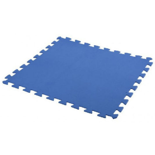 Tapis de sol - Free and Easy - Tapis Piscine - 50 x 50 cm - 27 pièces - 6,75m² - Bleu