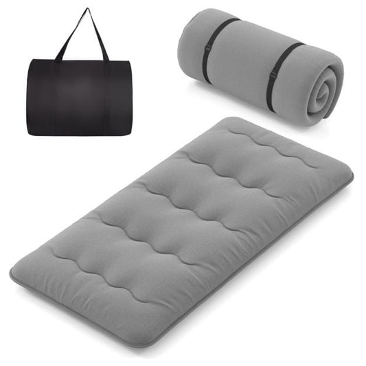 Matelas Futon japonais Coast - Matelas Tatami enroulable avec housse lavable et sac de transport - 90/140 x 200 x 10 cm