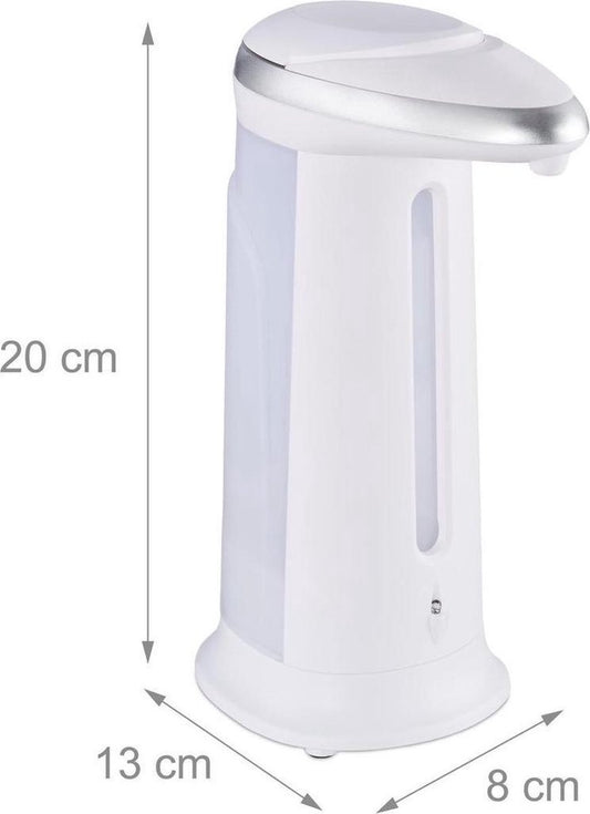 Distributeur de savon avec capteur 330 ml - pompe à savon automatique avec capteur de contrôle infrarouge