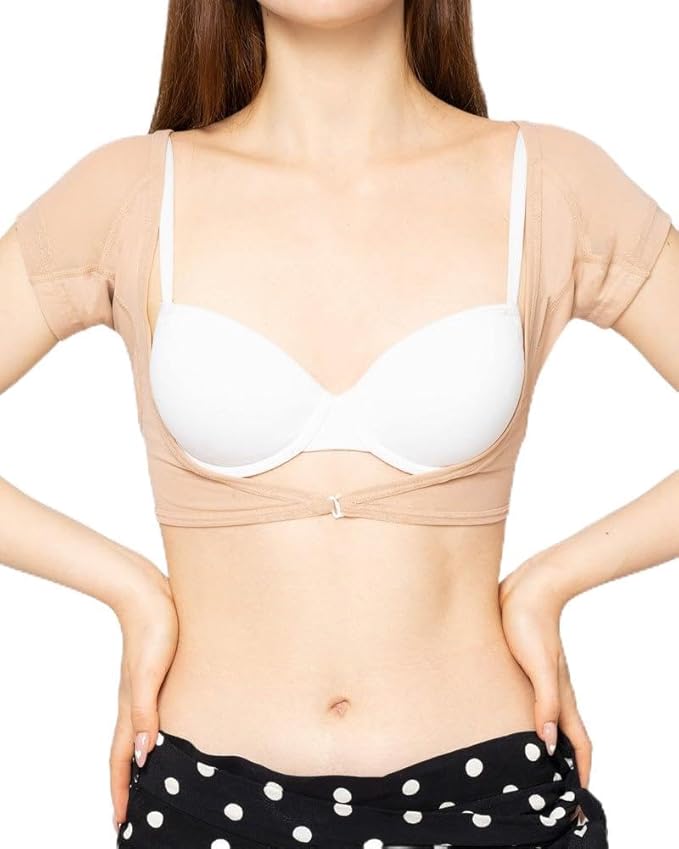 Fibershirts Top Ladies Antisudor White - Sous-pull absorbant - Contre les taches de sueur Taille M