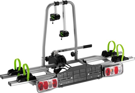 Porte-vélo - Convient aux vélos électriques - porte-vélo à barre d'attelage - 2 vélos